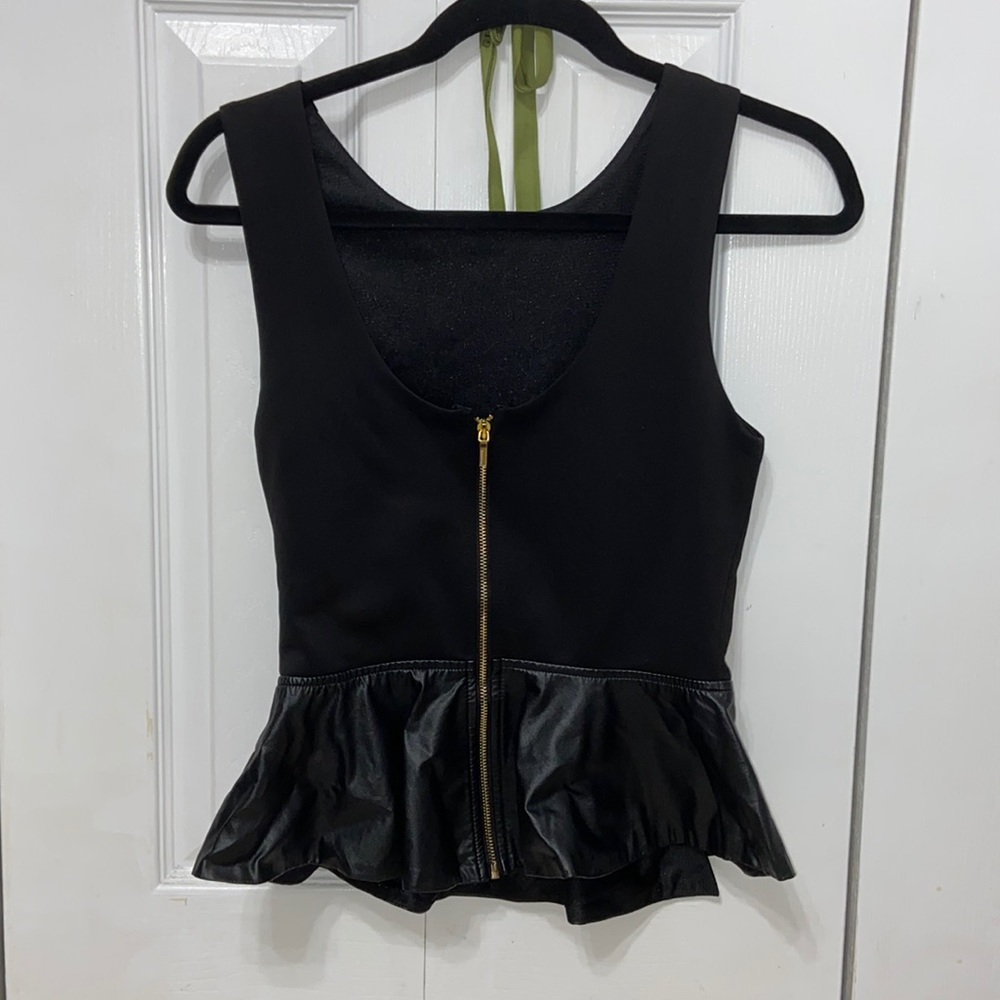Leather Top